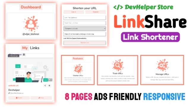 LinkShare Wapkiz URL Shortener Theme