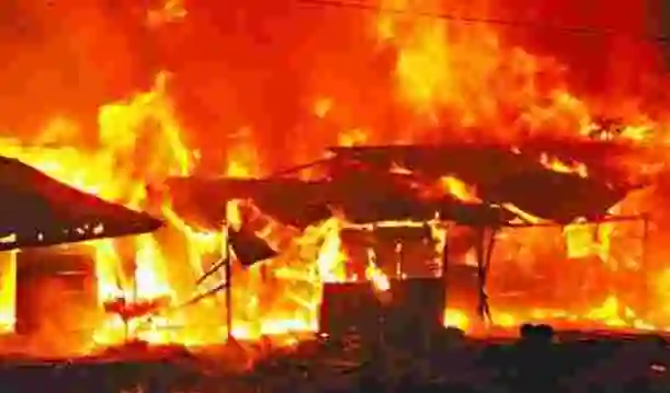 Fire Razes Borno Market