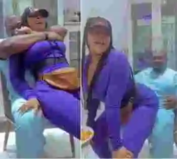 Actress Mimi Orjiekwe Twerks For Don Jazzy, Gives Him a Lap Dance (Video)