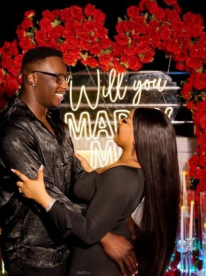 BBNaija Star, Queen Atang Shares Photos Of Her Fiance After Announcing Engagement