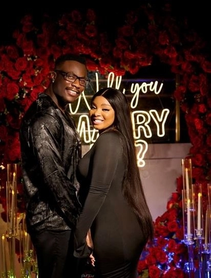 BBNaija Star, Queen Atang Shares Photos Of Her Fiance After Announcing Engagement