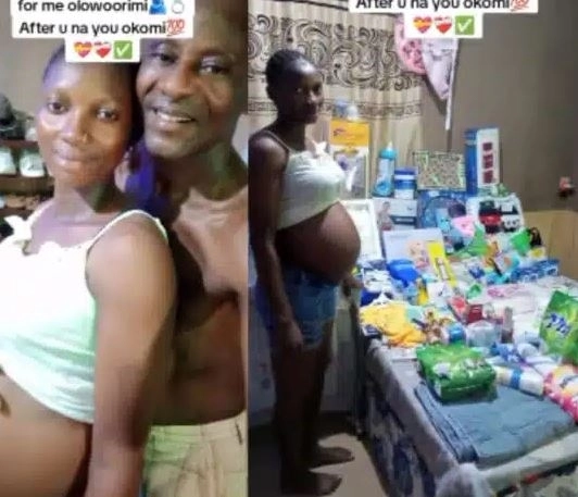 Pregnant Woman Appreciates Husband As She Shows Off Baby Gifts