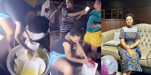 She No Know Say I Be Celebrity — Regina Daniels Laments After Her Mom Asks Her to Wash Plates