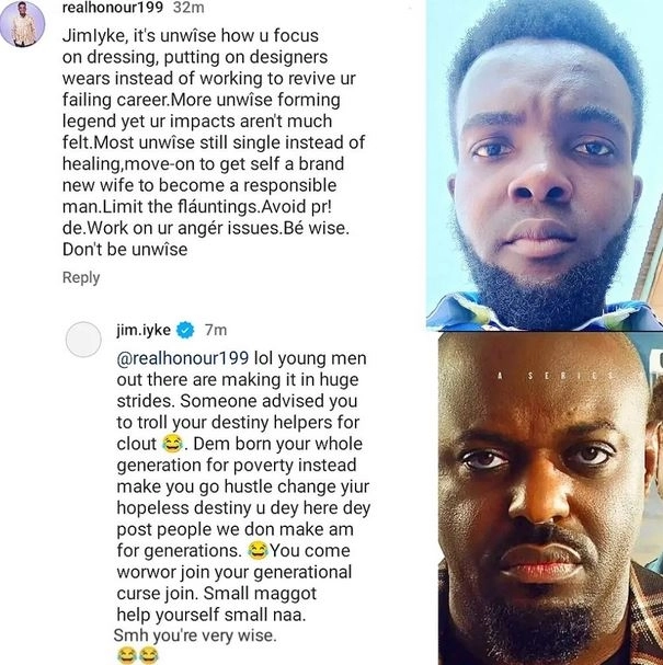 Small Maggot – Jim Iyke Fires Back At Troll Who Said He Has A Failed Career