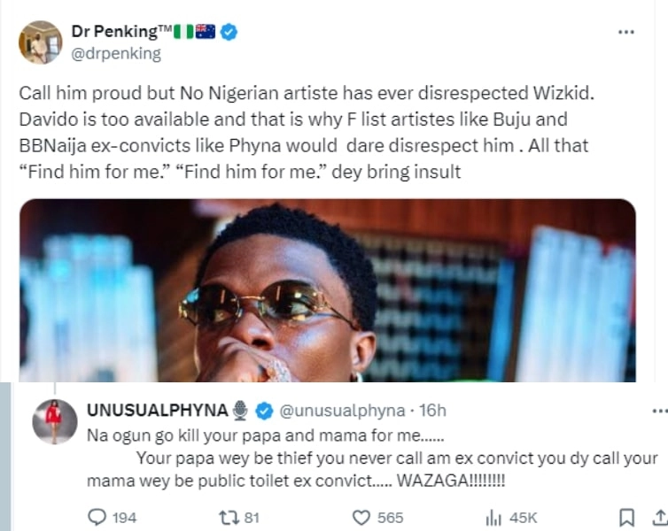 Phyna Slams Doctor For Calling Her Ex-convict