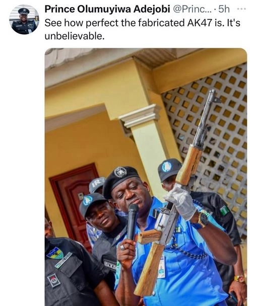 We Need To Work With Them For Our Own Good - Police PRO Says As He Shares Photos Of Confiscated Locally Made Guns In Jos