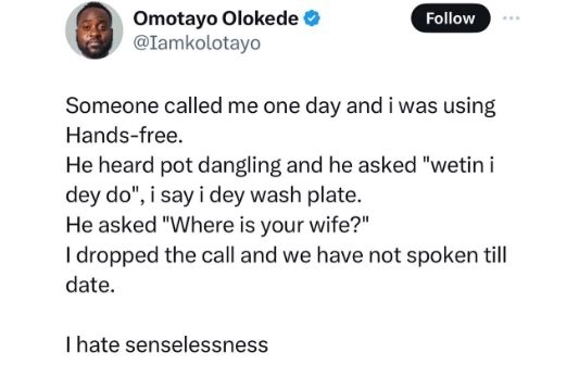 Nigerian Man Cuts Off His Friend After Asking Him A 'Senseless Question' About His Wife