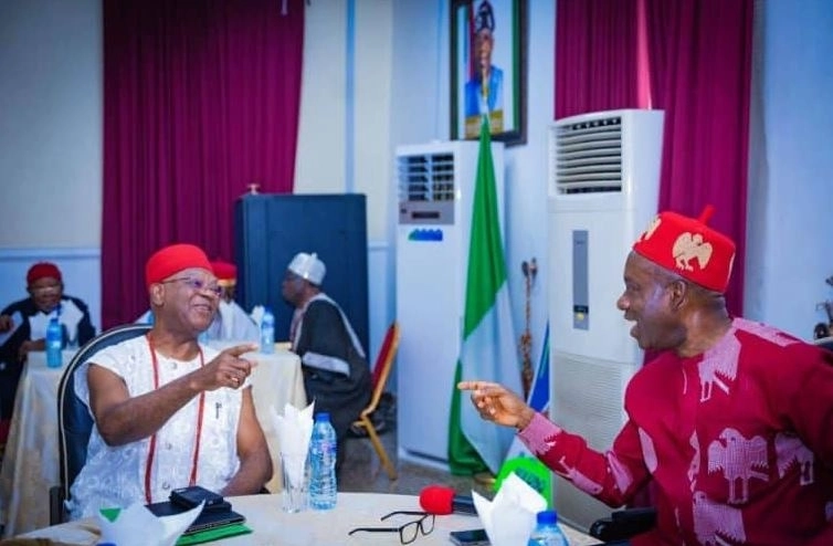 Anambra: Soludo Reconciles With Obi Of Onitsha, Reinstates Suspended Monarch