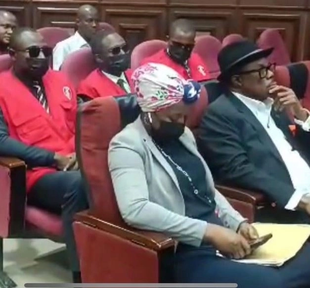 Alleged N4 Billion Fraud: Photo Of Former Anambra Governor, Obiano In Court