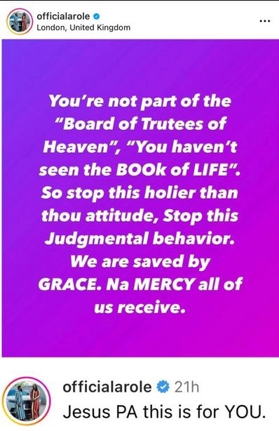 Comedian Arole Addresses Judgmental Christians