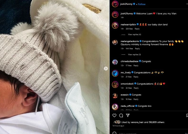 Comedian Josh2Funny And Wife, Bina Welcome Their Second Child