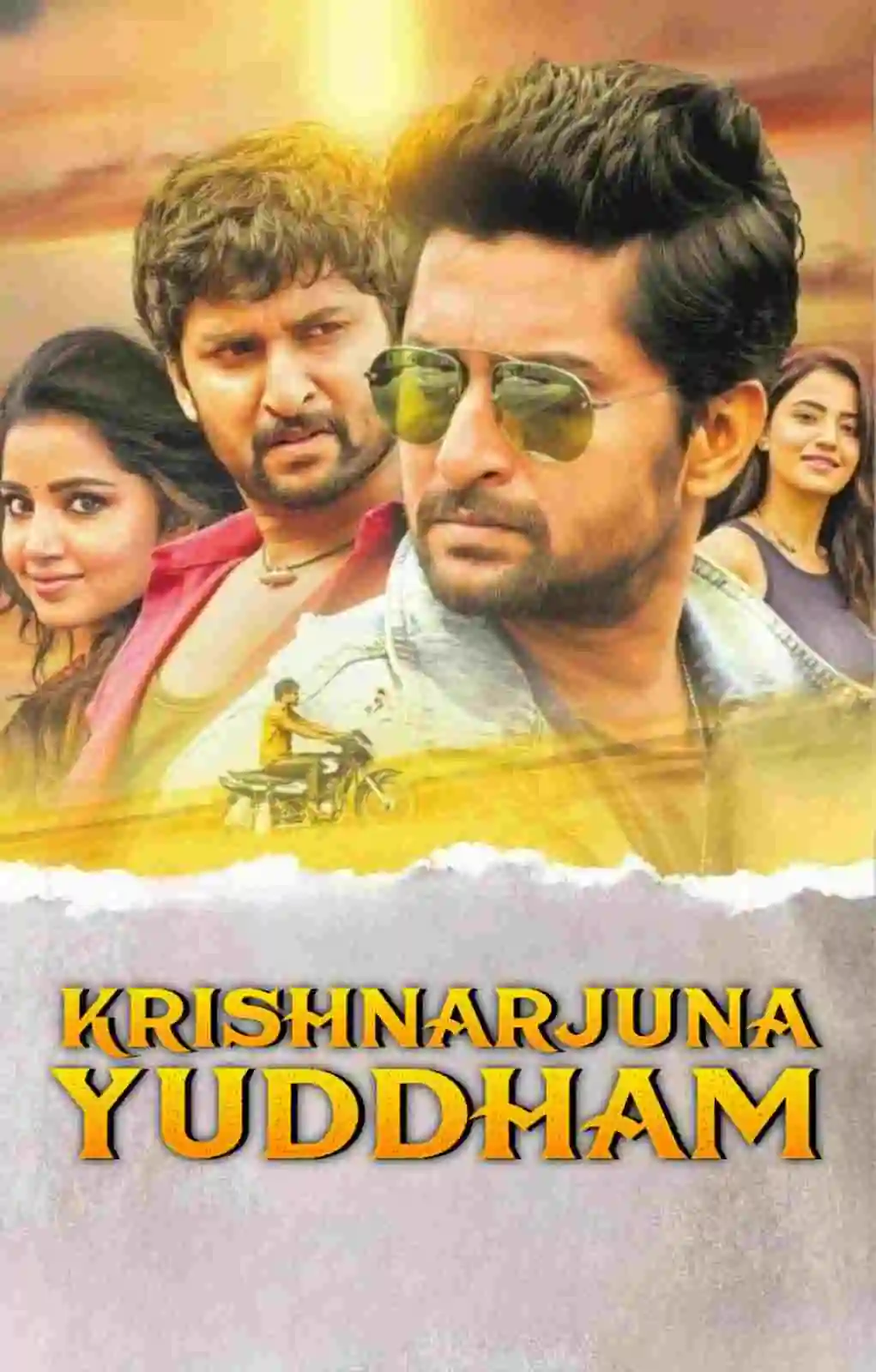 Krishnarjuna Yudham (2018) (Hindi + Telugu) Dual Audio UnCut Movie HD ESub