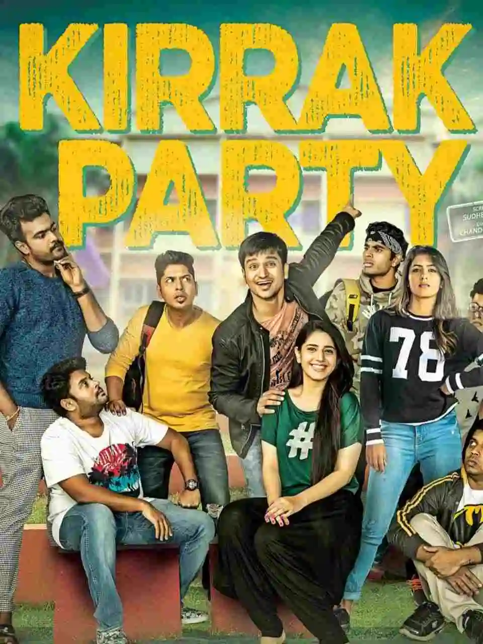 Kirrak Party (2018) {Hindi + Telugu} Dual Audio UnCut Movie HD ESub