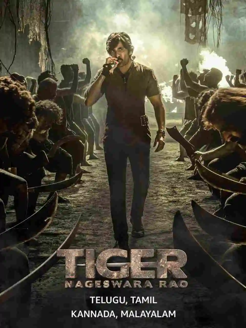 Tiger Nageswara Rao (2023) South {Hindi + Telugu} Dual Audio Full Movie HD ESub