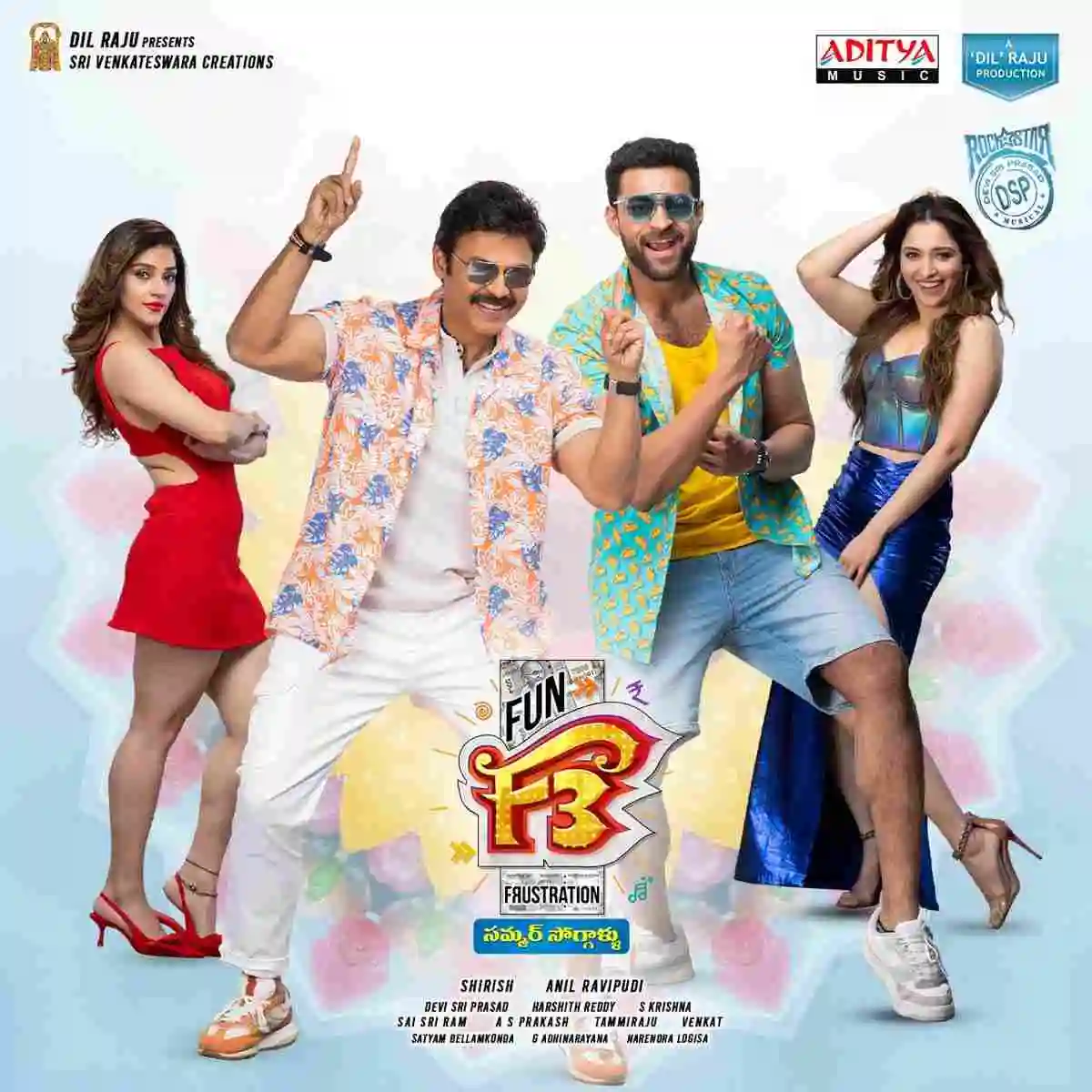 F3: Fun and Frustration (2023) South (Hindi + Telugu) Dual Audio Full Movie HD ESub