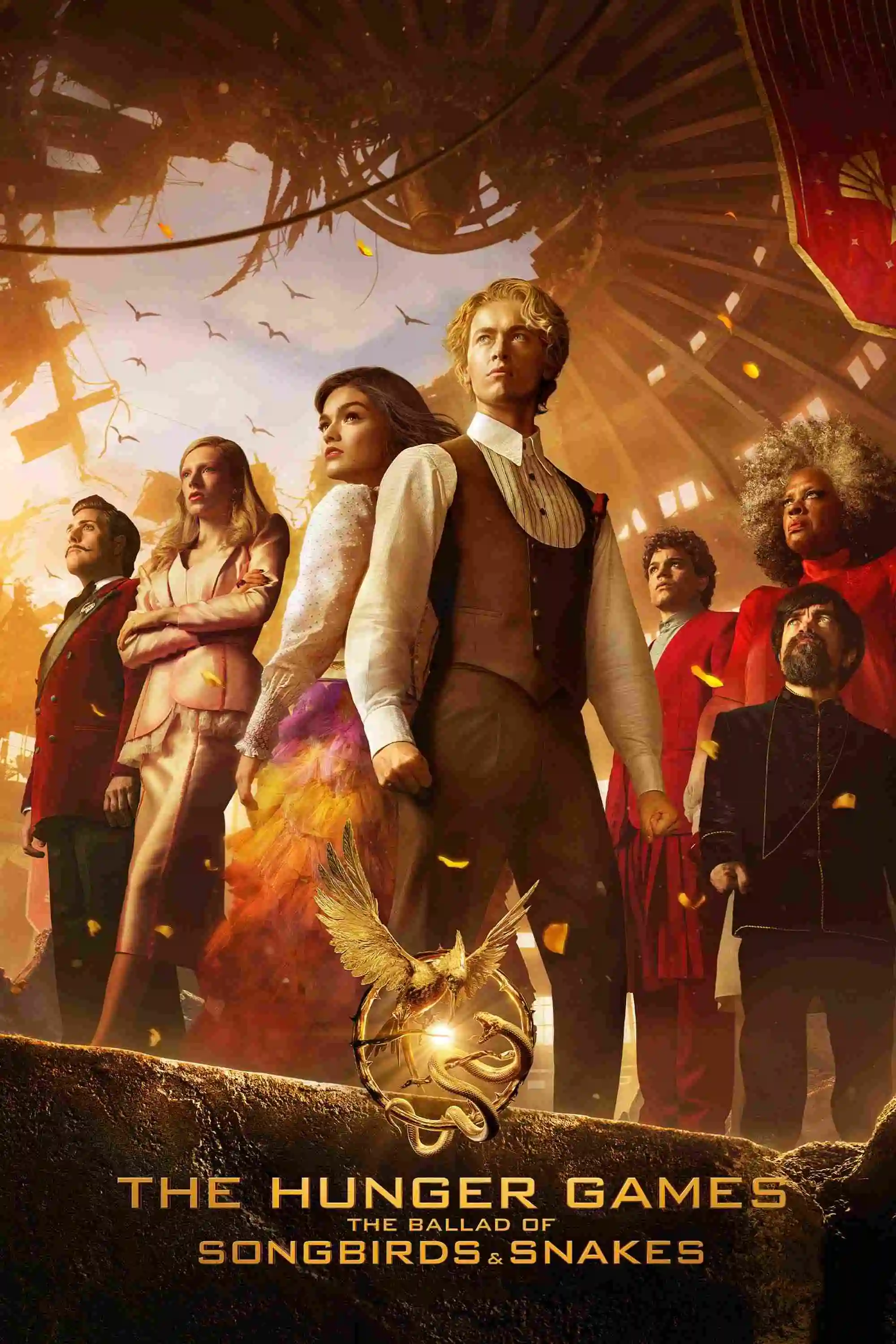 The Hunger Games - The Ballad of Songbirds And Snakes (2023) (Hindi + English) Dual Audio Movie BluRay HD ESub