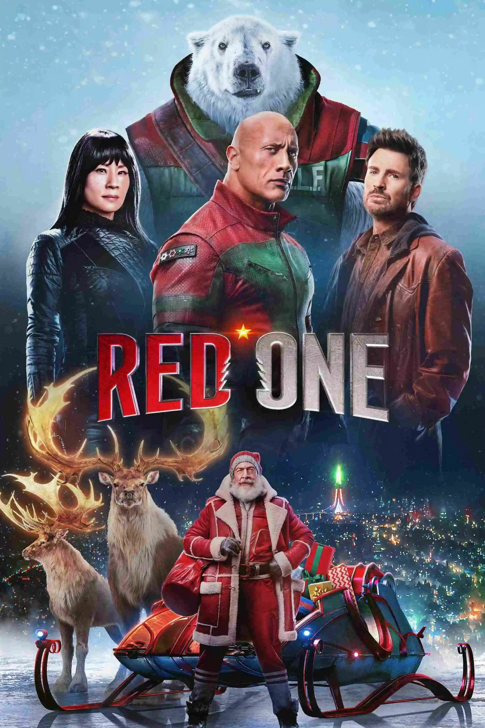 Red One (2024) (Hindi + English) Dual Audio Movie HD ESub