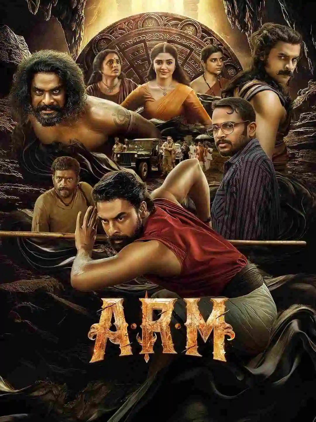 ARM (2024) (Hindi + Malayalam) Dual Audio UnCut South Movie HD ESub