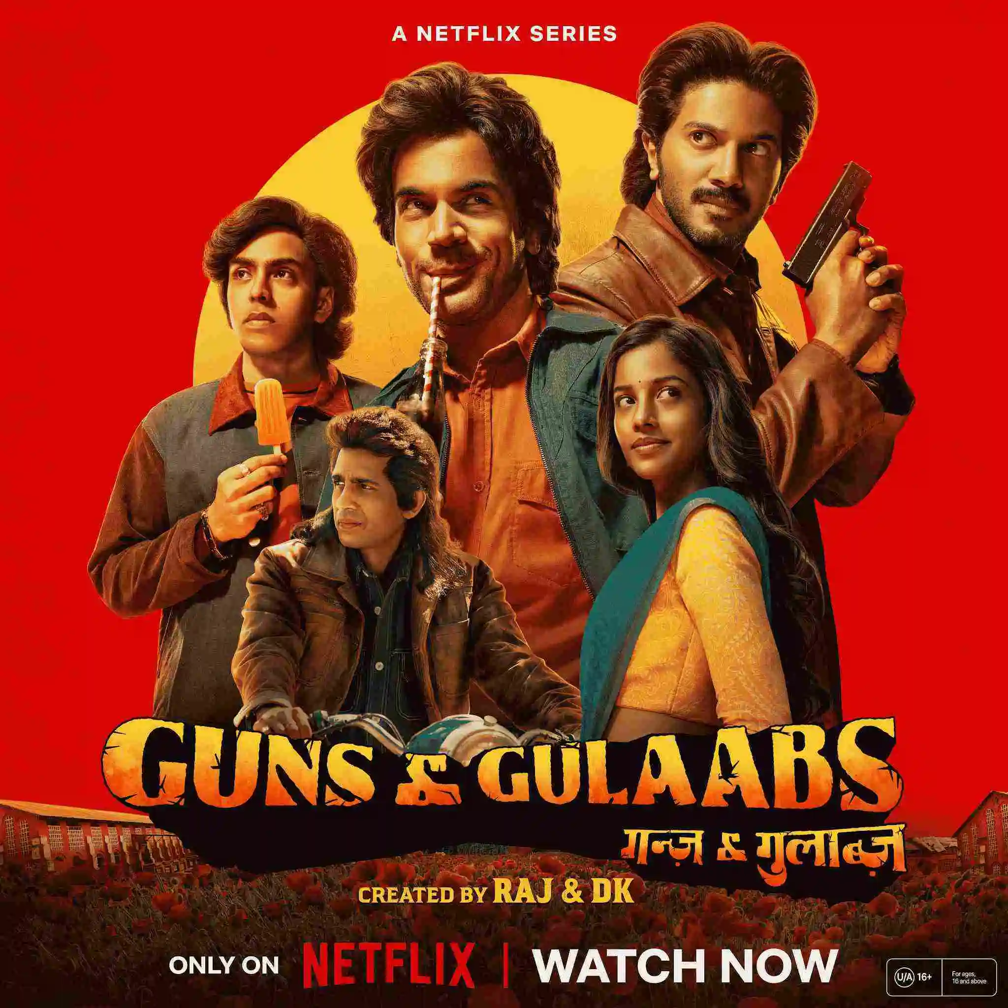 Guns and Gulaabs S1 (2023) Hindi Completed Web Series HEVC ESub