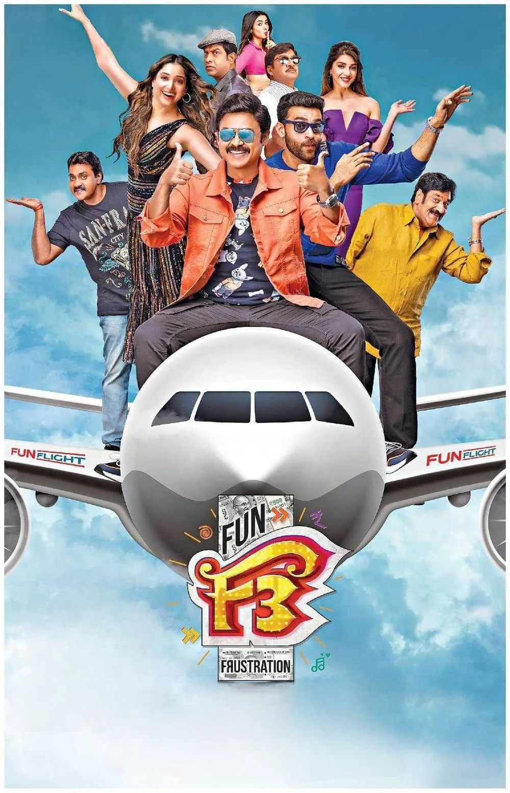 F3 Fun and Frustration (2022) Dual Audio [Hindi & Telugu] Full Movie HD ESub