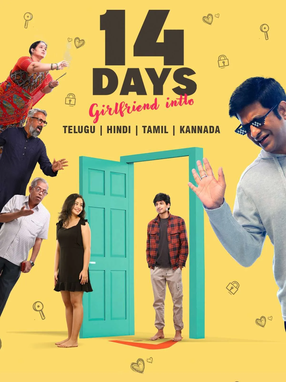 14 Days - Girlfriend Intlo (2025) (Hindi + Telugu) Dual Audio UnCut WEBRip