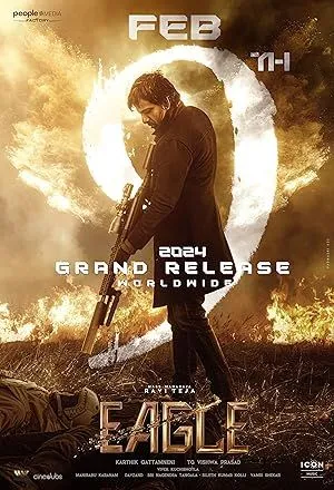 Eagle (2024) Dual Audio [Hindi-Telugu] WEB-DL