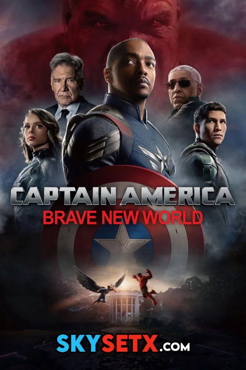 Captain America - Brave New World (2025) (Hindi + English) Dual Audio MCU Movie HDRip