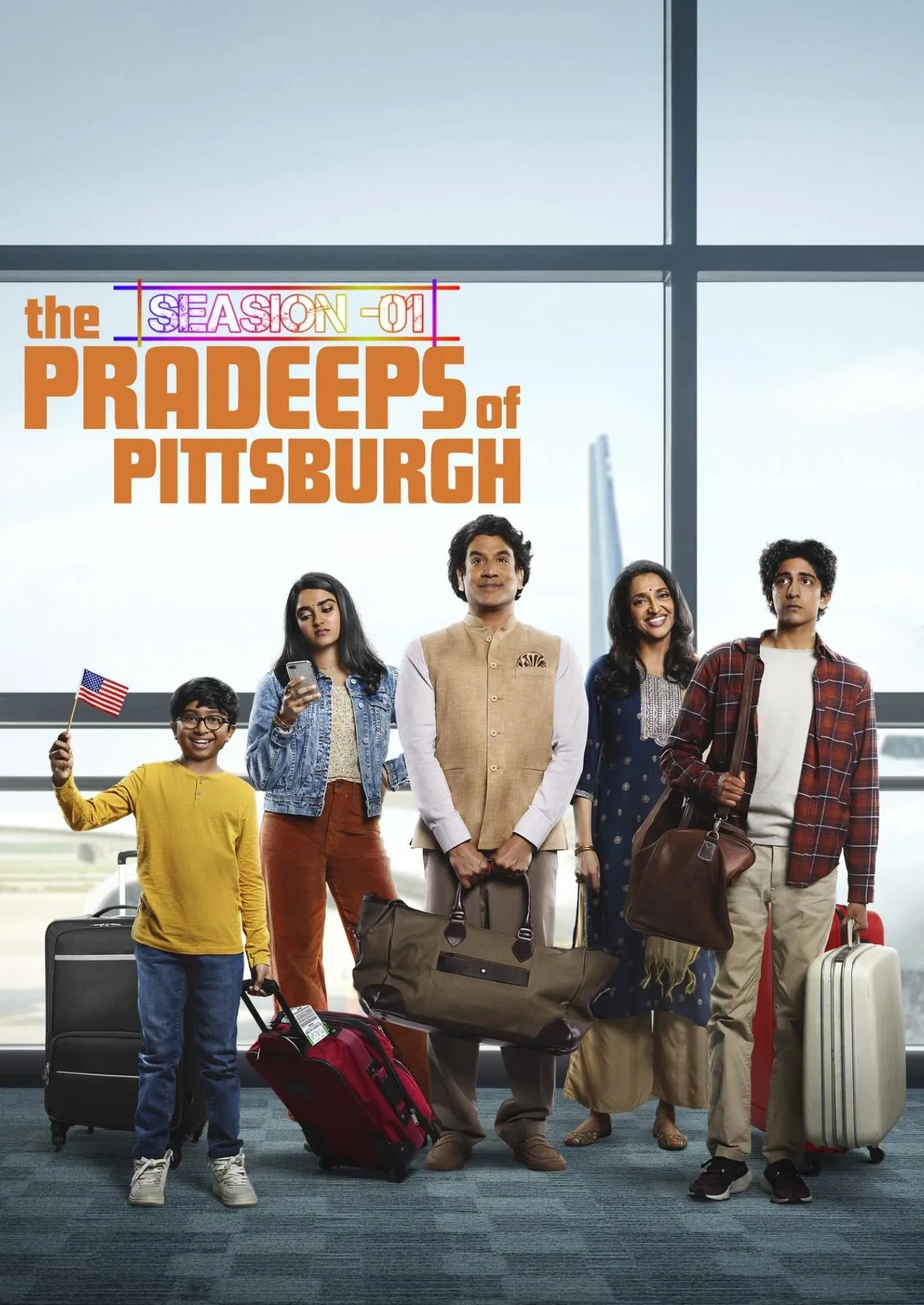 The Pradeeps of Pittsburgh  (2024) (Hindi + English) Dual Audio S01 WEBRip