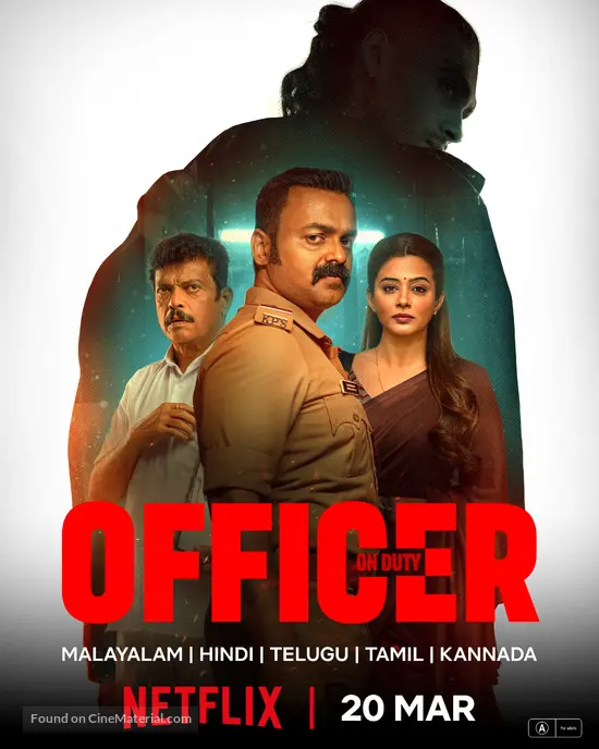 Officer on Duty (2025) Uncut Dual Audio [Hindi-Malayalam] Netflix WEB-DL – 480P | 720P | 1080P  Download