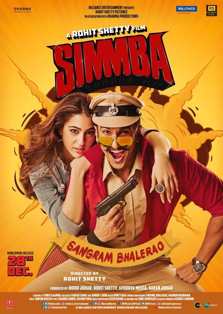 Simmba (2018) Hindi BluRay