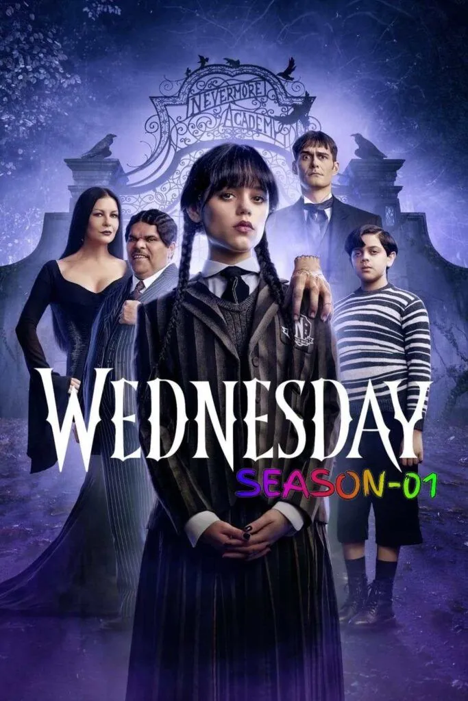 Wednesday (2022) S01 Complete Dual Aduio [Hindi-English] Netflix WEB-DL – 480P | 720P | 1080P – x264 – 17GB ESub- Download